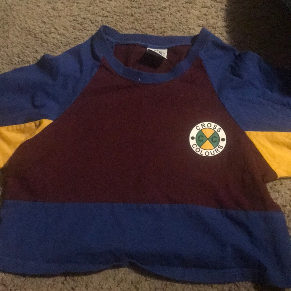 vintage cross colors shirt
